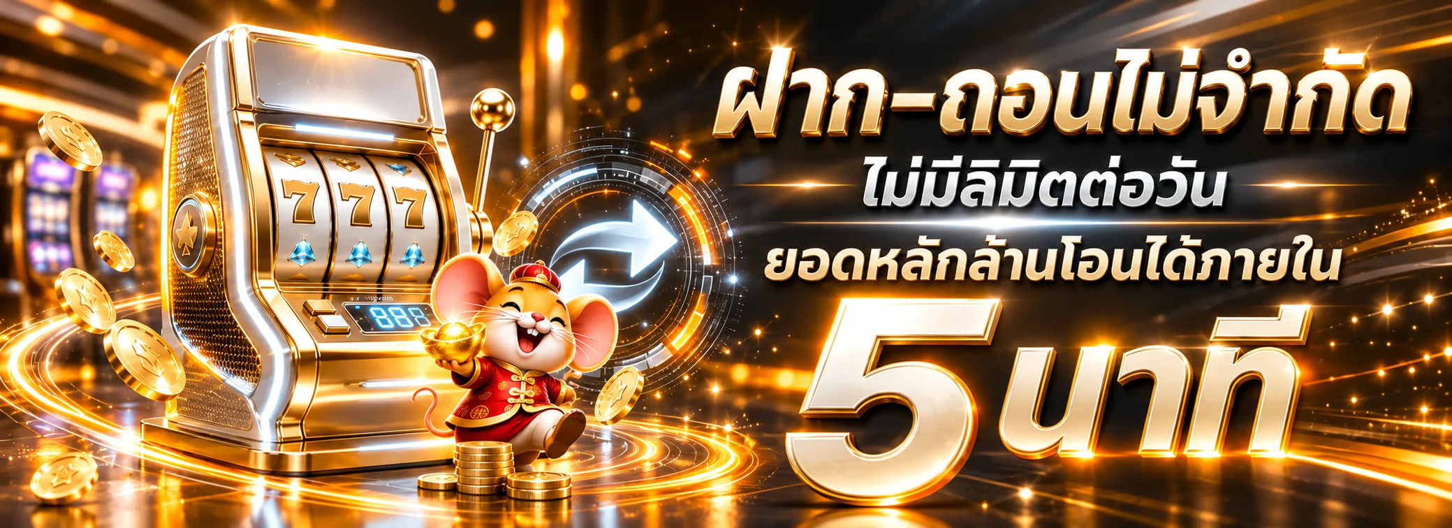 ภาพประกอบขั้นตอนตรวจรายการฝากถอน G2GCHAMP